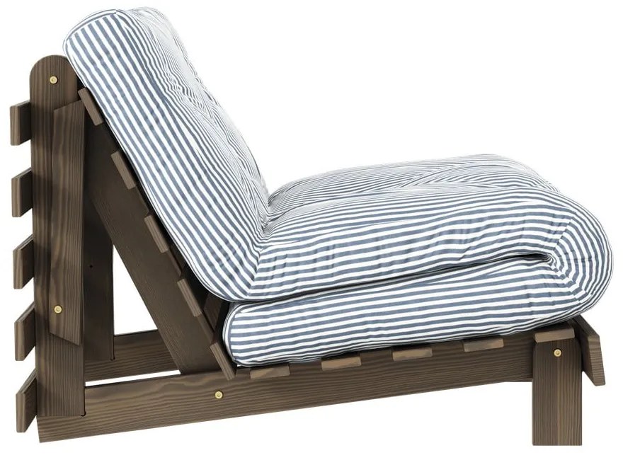 Fotel biały/jasnoniebieski Roots - Karup Design