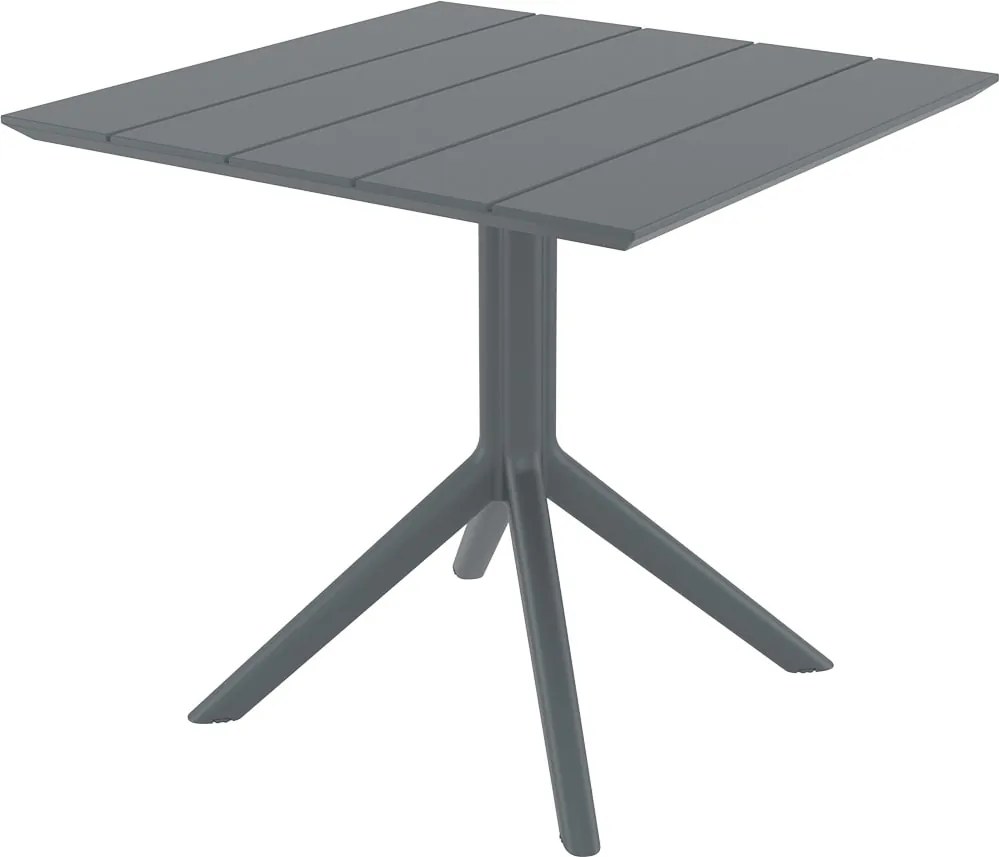 Kwadratowy stół kawiarniany z tworzywa Paris Table 80
