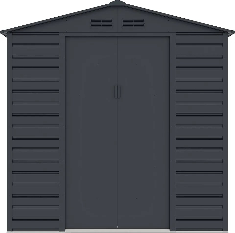 Wiata ogrodowa ADELMO ze stali galwanizowanej - Antracytowy - 4,15 m² - ADELMO