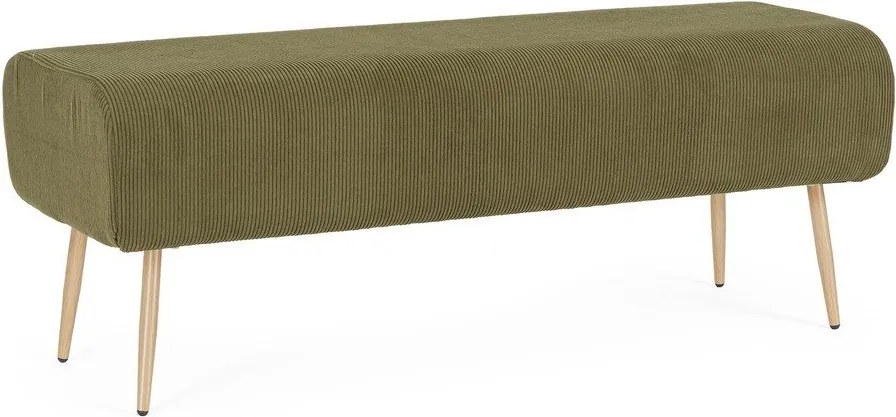 Zielona tapicerowana ławka Olga – Bizzotto