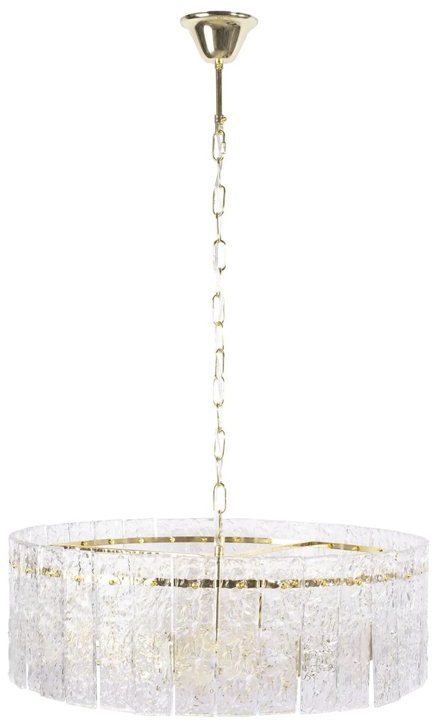 Lampa Wisząca z Kryształami APP1779-CP 60CM ZŁOTA