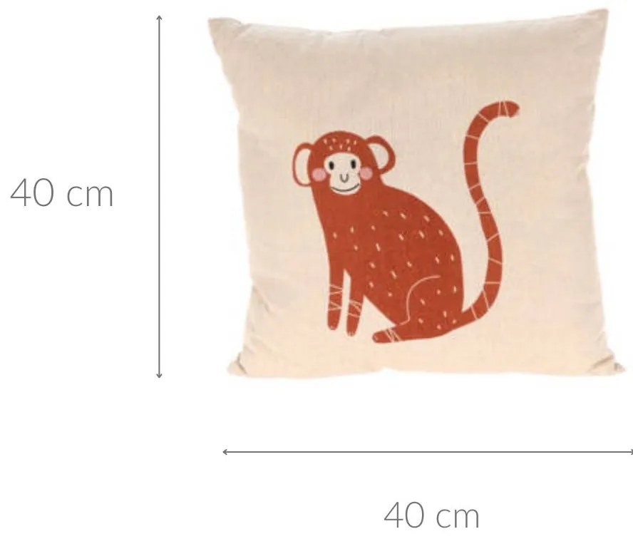 Poduszka dla dziecka SAFARI, 40 x 40 cm