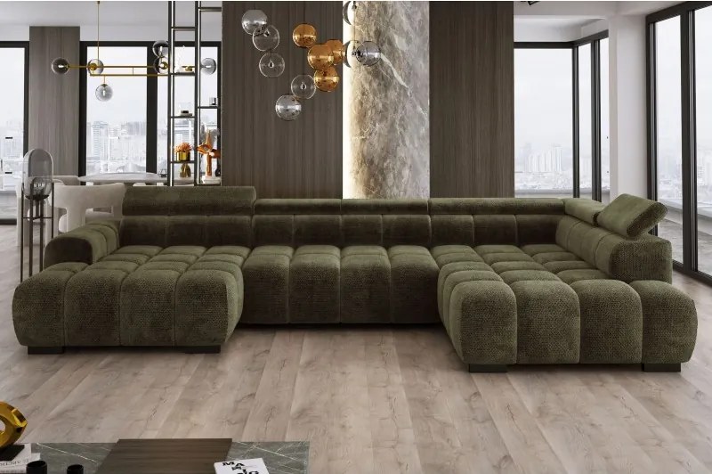 Narożnik BULL XL Prawostronny z elektryczną funkcją regulacji tkanina Eden 16 WERSAL