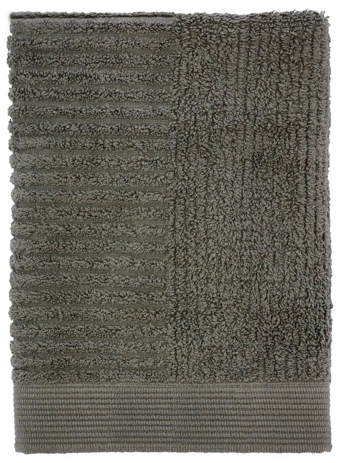 Bawełniany ręcznik frotte w kolorze khaki 50x70 cm Classic – Zone