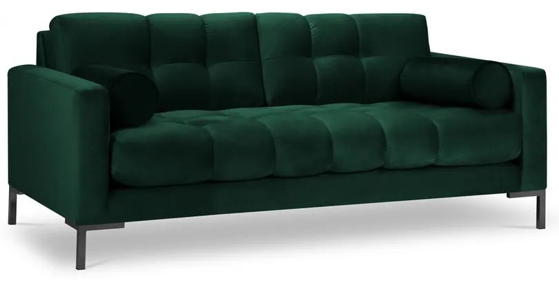 Ciemnozielona aksamitna sofa Cosmopolitan Design Bali