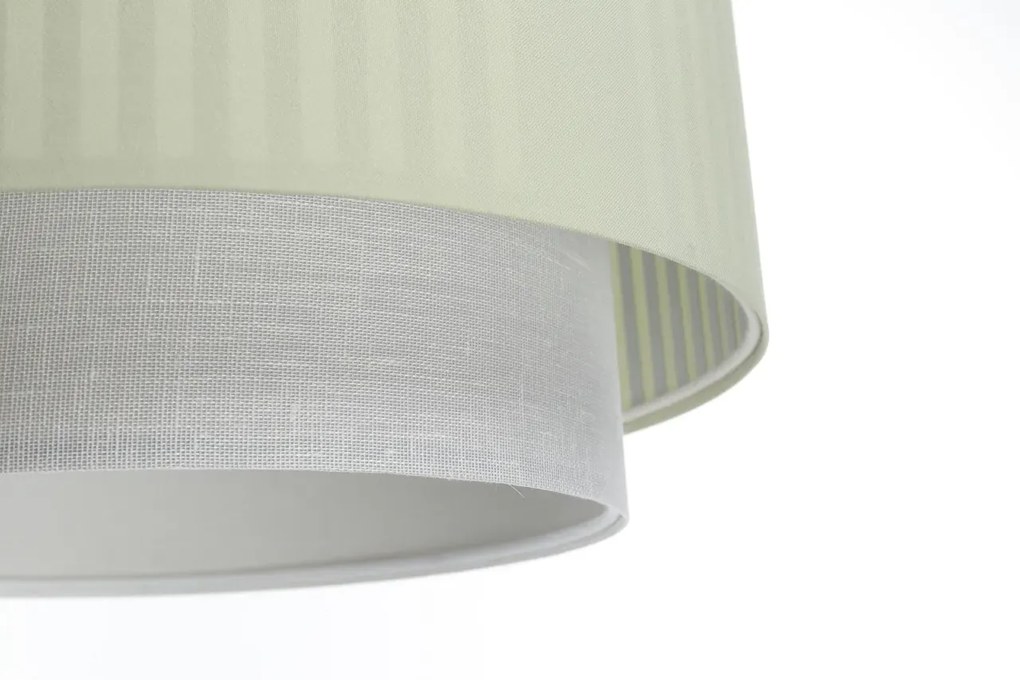 Lampa wisząca DUO LAMI LINE 40 zielona/kremowa BPS KONCEPT