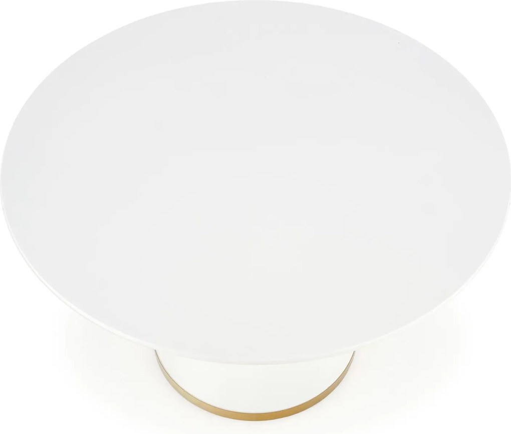 Okrągły stół lakierowany w stylu glamur Vegas