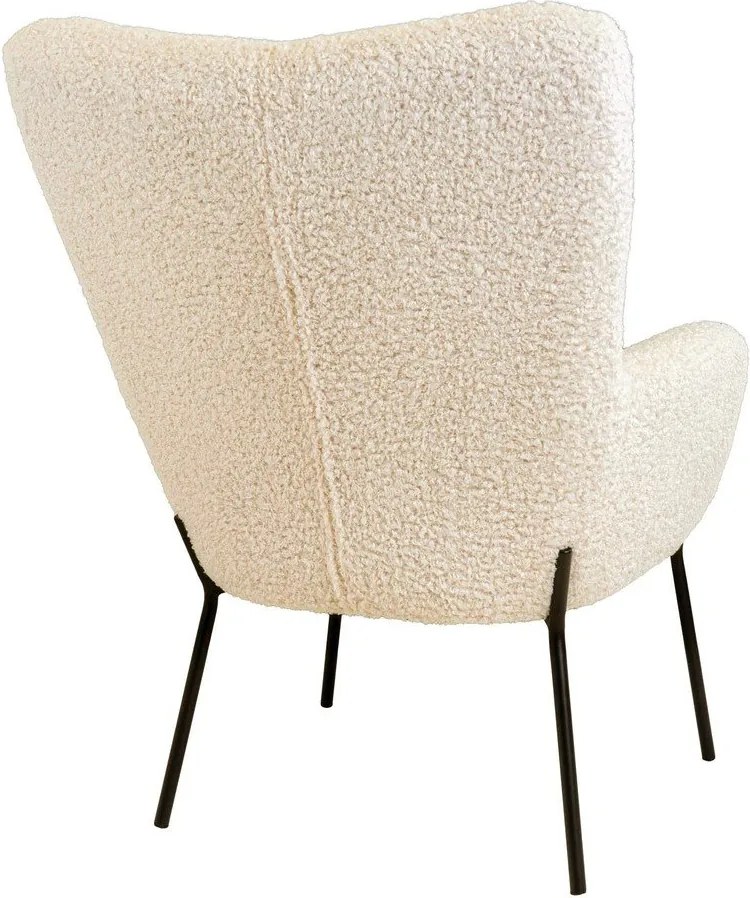 Kremowy fotel z imitacji futra Glasgow – Bonami Essentials