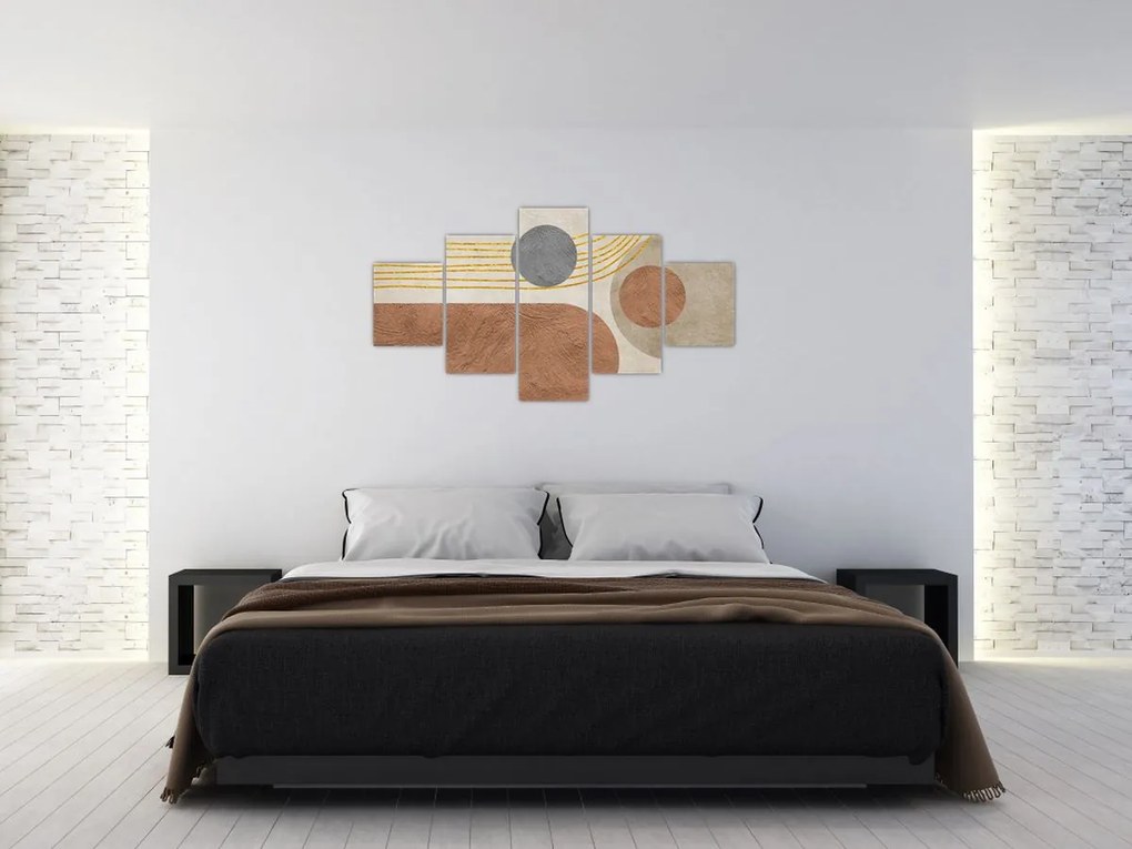 Obraz - Nowoczesny kolaż (125x70 cm)