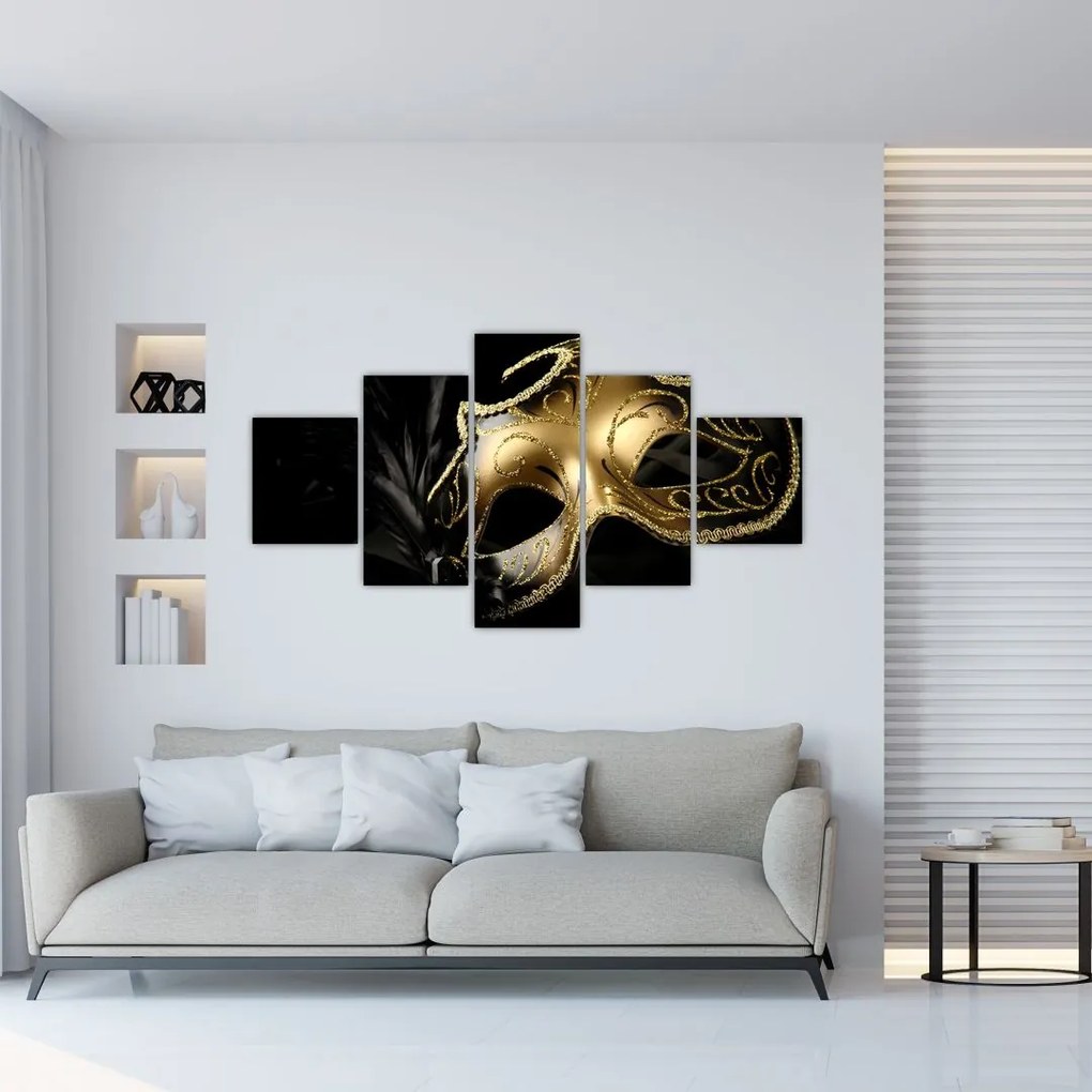 Obraz - Złoty drapak (125x70 cm)