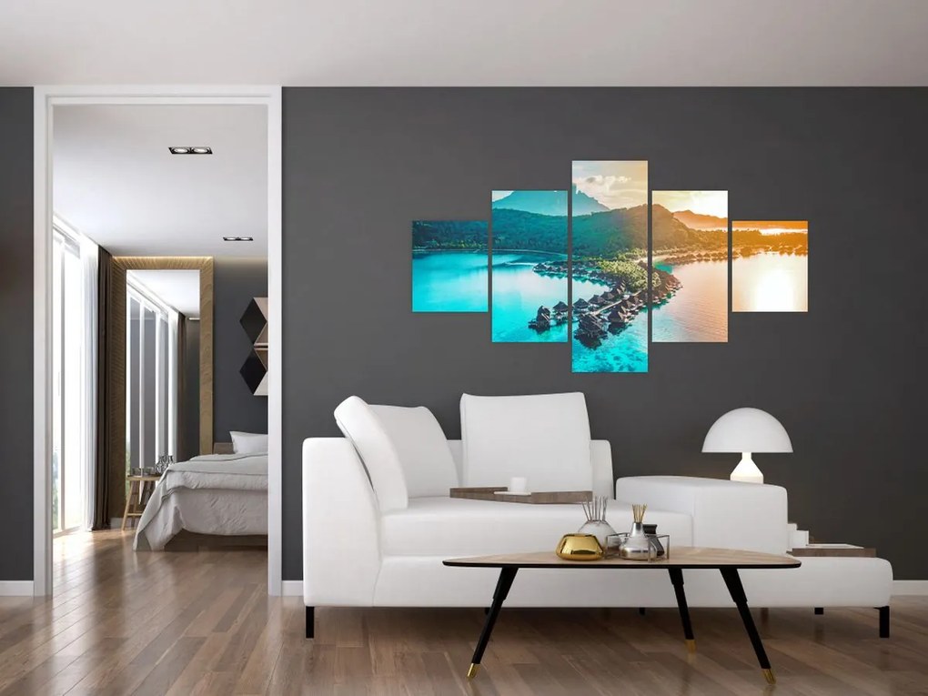 Obraz - Bora Bora (125x70 cm)
