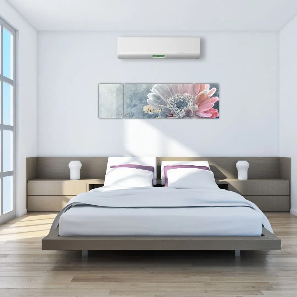 Obraz - Zimowy kwiat (170x50 cm)