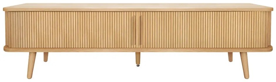 Szafka pod TV w dekorze dębu w naturalnym kolorze 178x50x40 cm Rove – Woodman