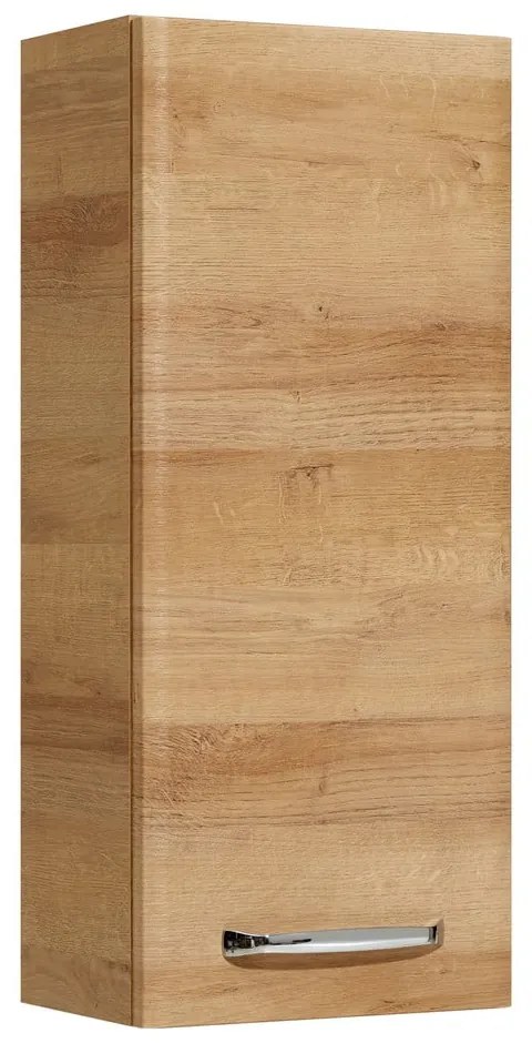 Wisząca szafka łazienkowa w dekorze dębu w naturalnym kolorze 70x30 cm Quickset 318 – Pelipal