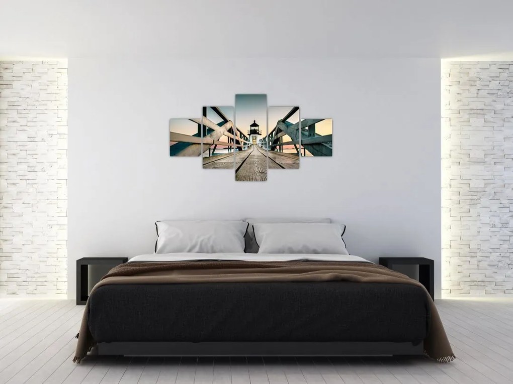 Obraz - Na molo (125x70 cm)