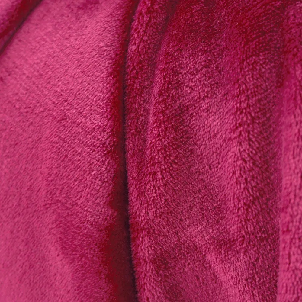Różowa narzuta z mikropluszu 200x240 cm Raschel Velvet – Catherine Lansfield