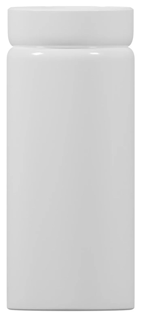 Umywalka z konglomeratu wolnostojąca okrągła biała matowa 85 x 40 cm RONA White MATT bez przelewu : Podłączenie syfonu - Do podłogi