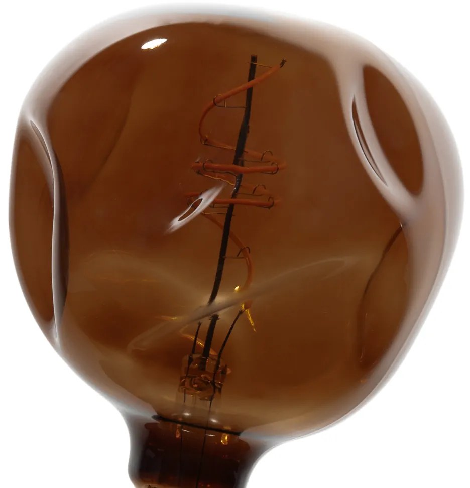 Zestaw 5 ściemnialnych żarówek LED E27 T125 brązowe 4W 120 lm 1800K