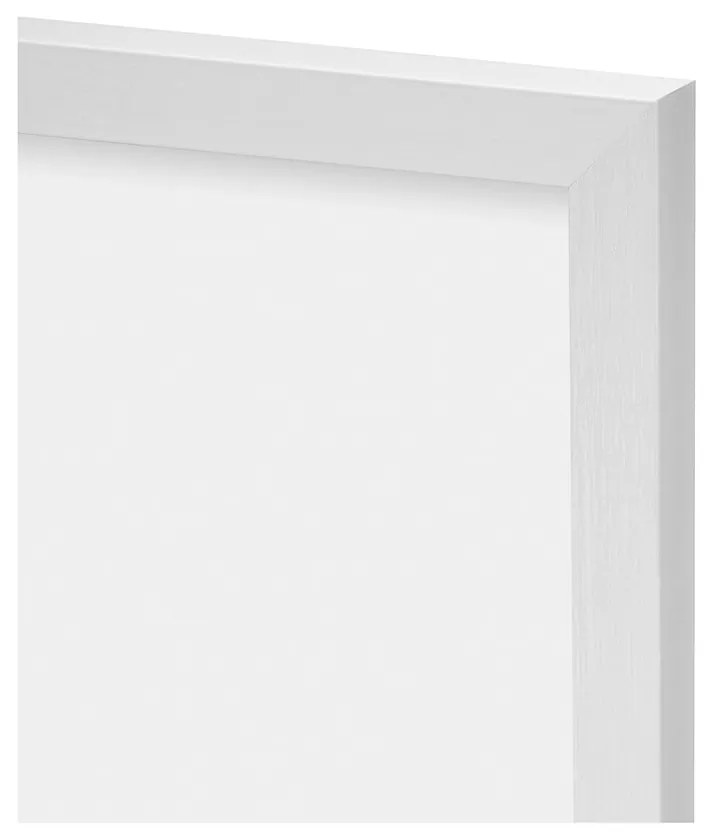 Biała plastikowa ramka ścienna 50x20 cm
