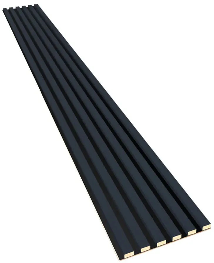 Akustyczne panele lamelowe 2 szt. antracyt G4-W74