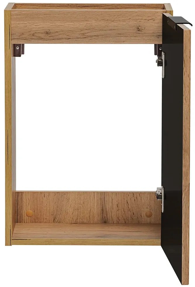 Szafka pod umywalkę w kolorze dębu 40 cm T9-W46