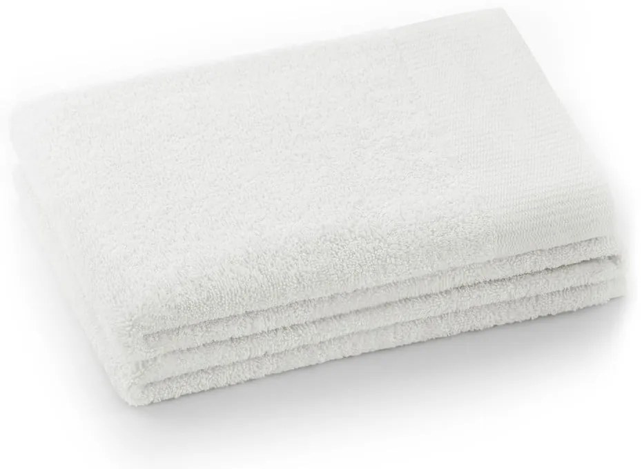 Biały bawełniany ręcznik frotte 50x100 cm Amari – Restilo