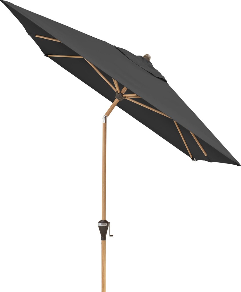 Doppler ALU WOOD parasol ogrodowy 210 x 140 cm antracyt