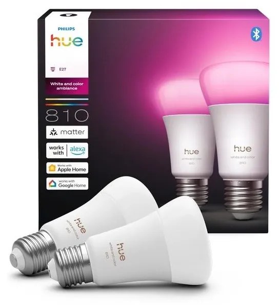 ZESTAW 2x ściemnialne żarówki LED Philips Hue WACA E27/6W/230V 1000-20000K
