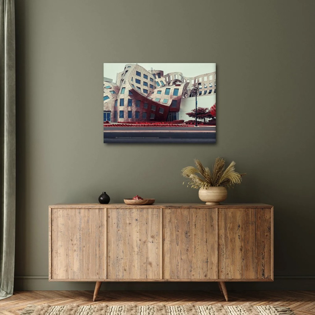 Obraz - budynek architektoniczny (70x50 cm)