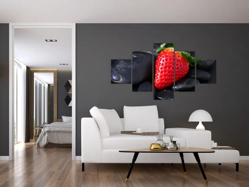 Obraz - truskawka (125x70 cm)