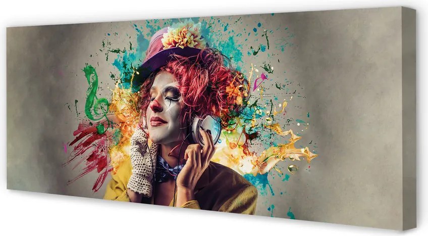 Zdjęcie na płótnie Artystyczny Portret Muzyczny