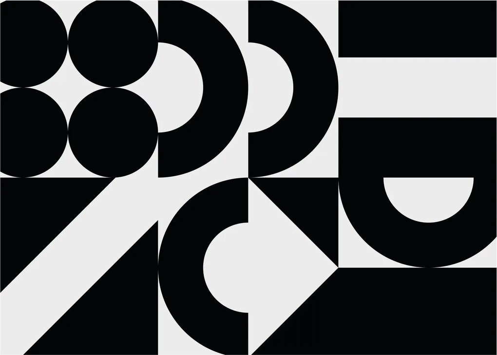 Obraz na szkle - Abstrakcja geometryczna N⁰2 (70x50 cm)