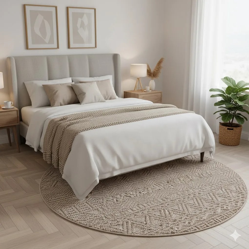 Dywan nowoczesny Helix 3D boho beżowy 160 cm x 230 cm