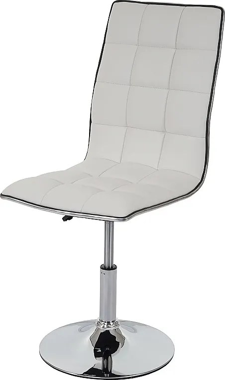 Obrotowe krzesło do jadalni MCW-C41,  biały