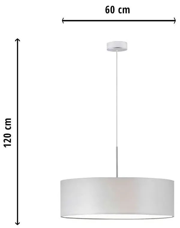 Regulowana lampa wisząca LED 60 cm - EX298-Sintris Varax 9X