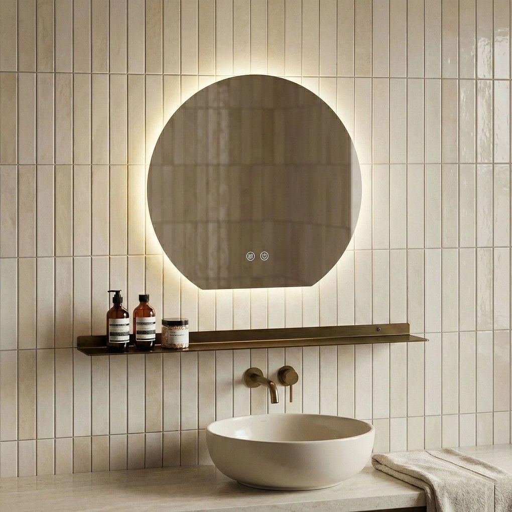 Lustro ścienne LED 70cm Fabio