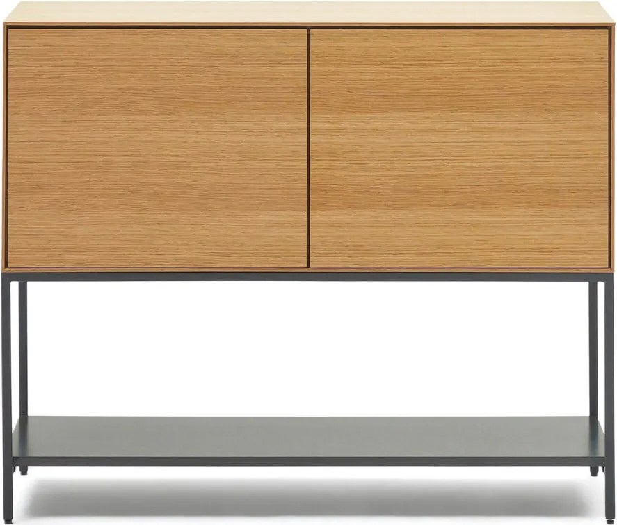 Niska komoda w dekorze dębu 97,5x80 cm Vedrana – Kave Home