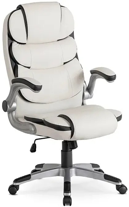Biały fotel obrotowy do biura A7-F34
