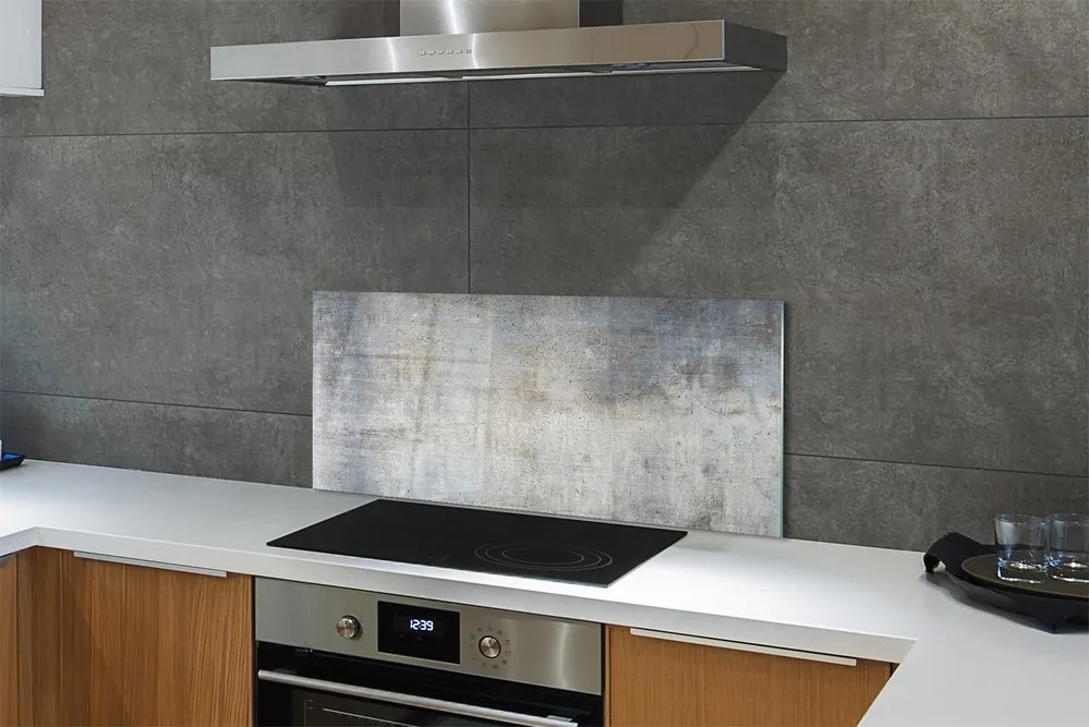 Szklany Panel Mur z Ciosanego Kamienia