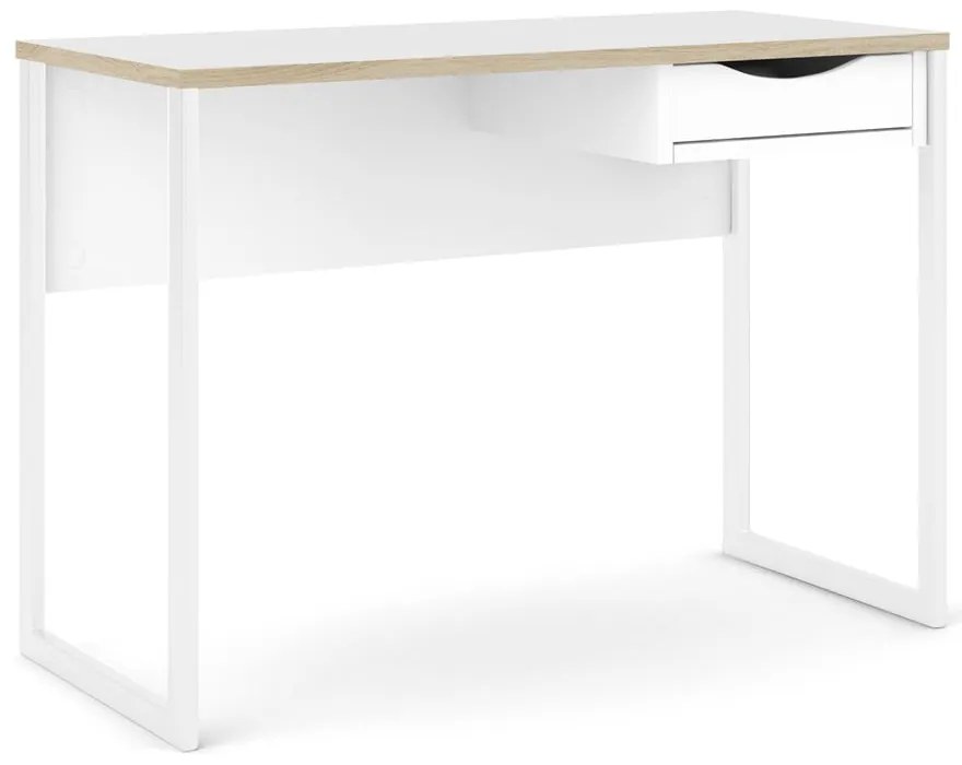 Białe biurko Tvilum Function Plus, 110 x 48 cm