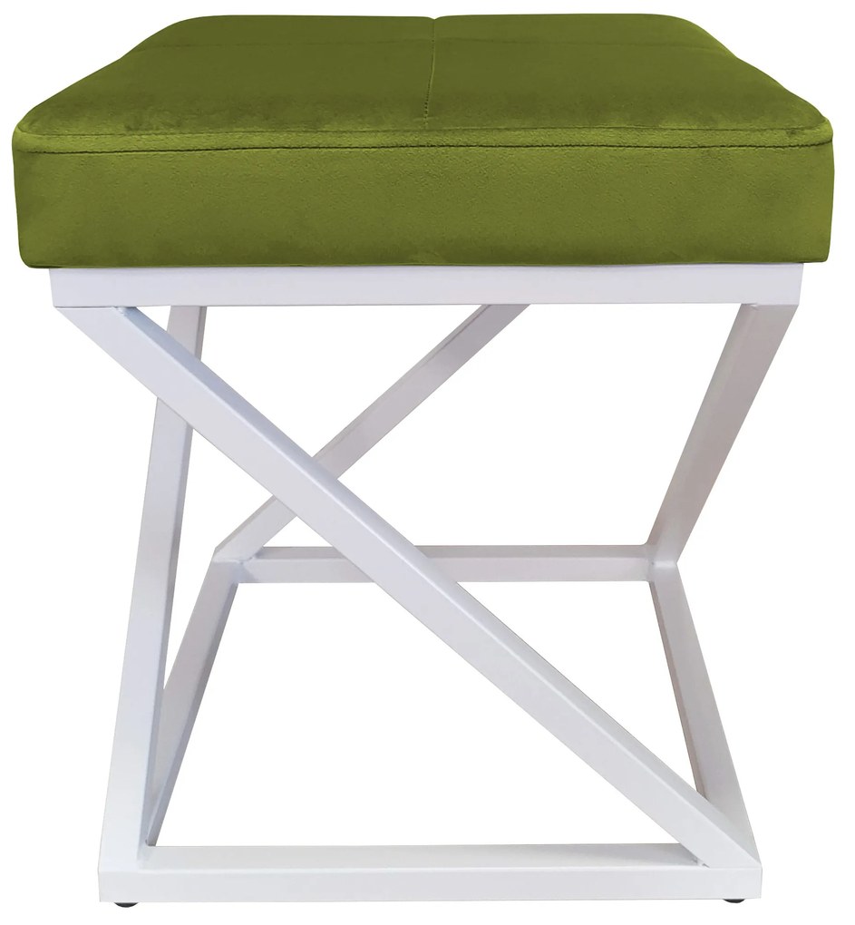 Pufa ZOA LOFT podstawa biała BL75