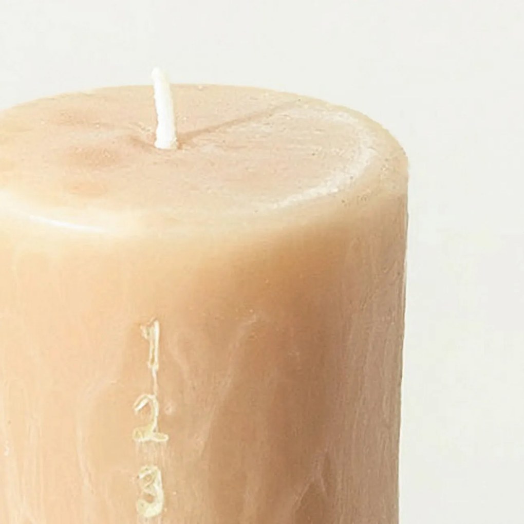 Świeca adwentowa beżowa 25 cm