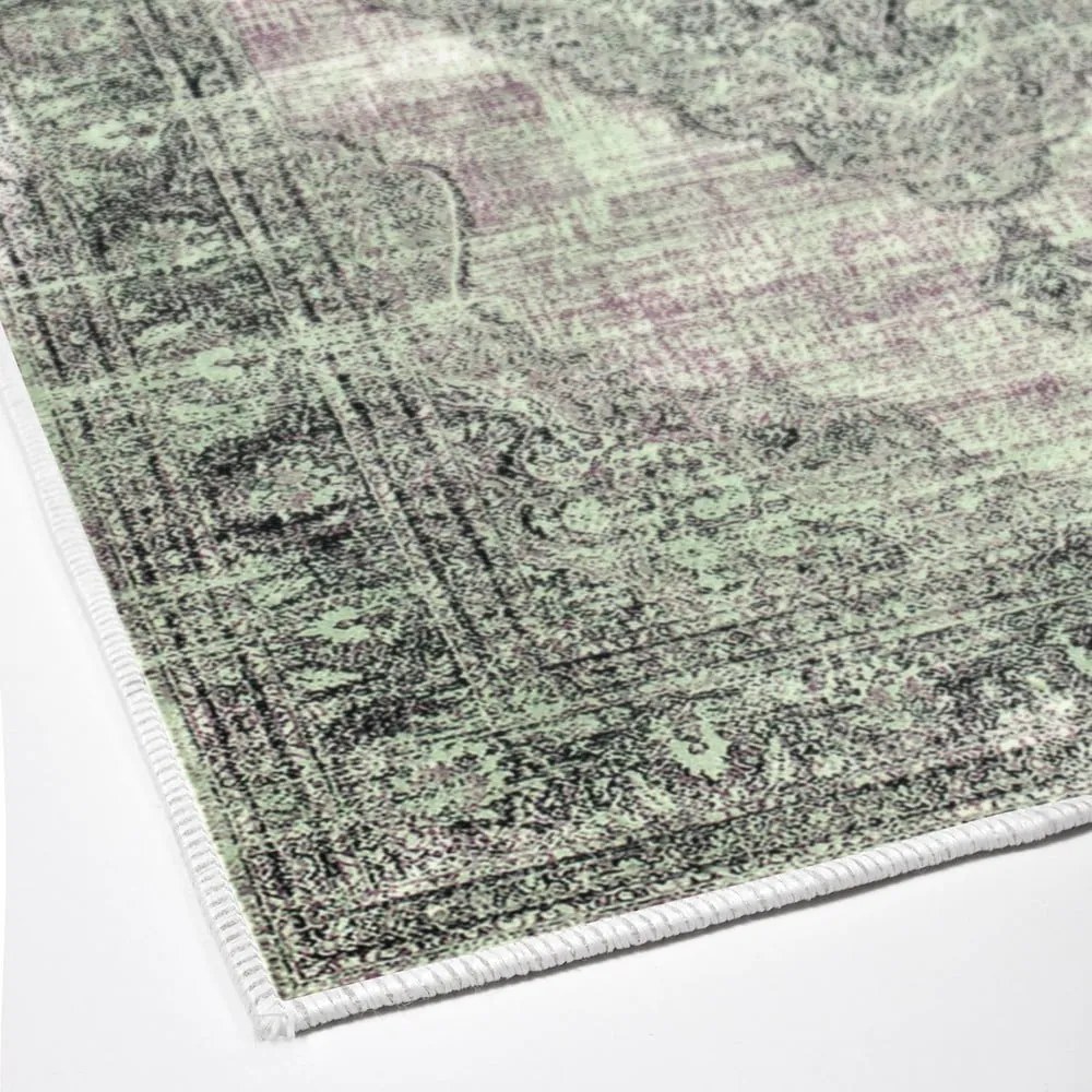 Zielono-szare dywaniki łazienkowe zestaw 2 szt. 60x100 cm – Foutastic