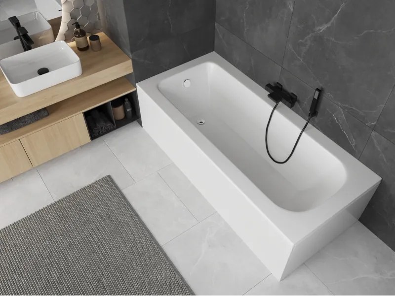 Mexen Vega wanna prostokątna 150 x 70 cm z obudową, biała - 55011507000X