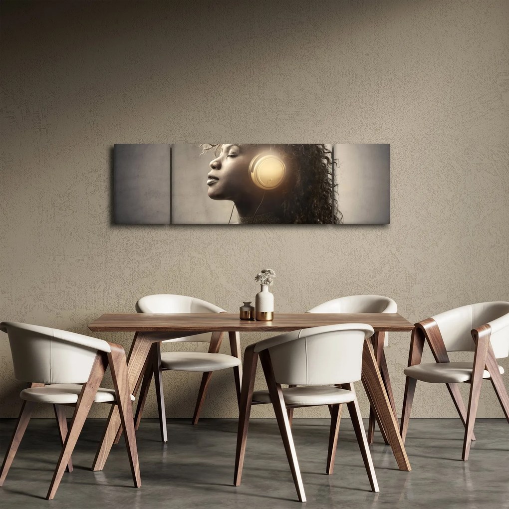 Obraz - Potęga muzyki (170x50 cm)