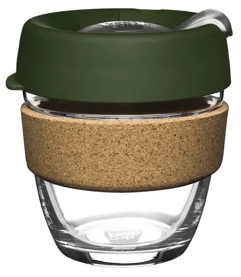 Zielony kubek podróżny 227 ml Brew Cork Pine S – KeepCup