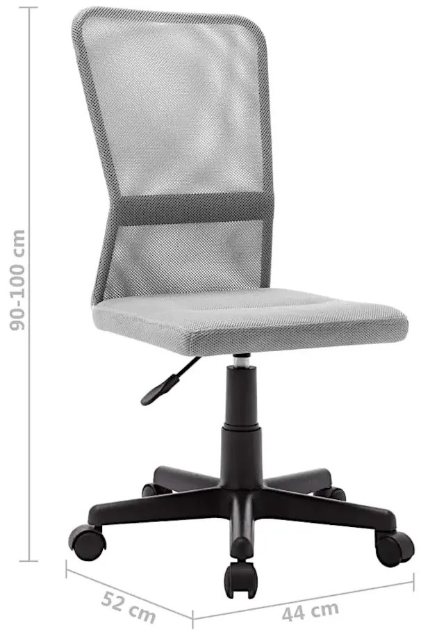 Obrotowe szare biurowe krzesło K5-A44