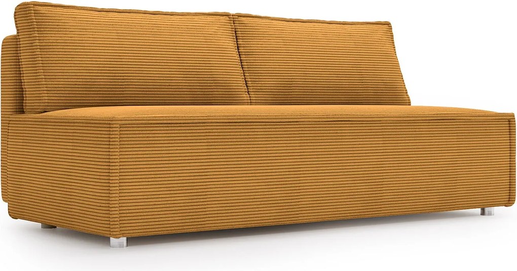 Sofa Kanapa LUNA z funkcją spania kolor musztardowa