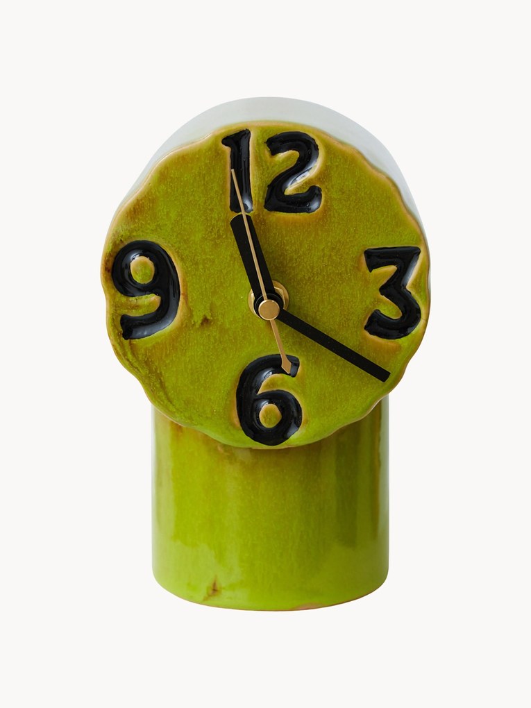 Hand-painted Ceramic Table Clock Retro