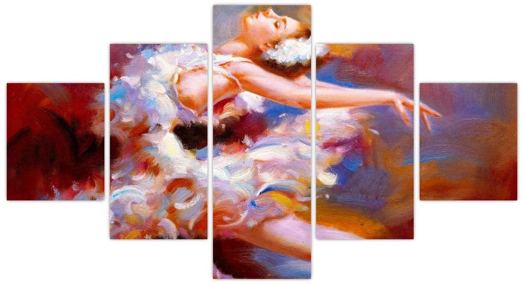 Obraz - Baletnica, malarstwo (125x70 cm)